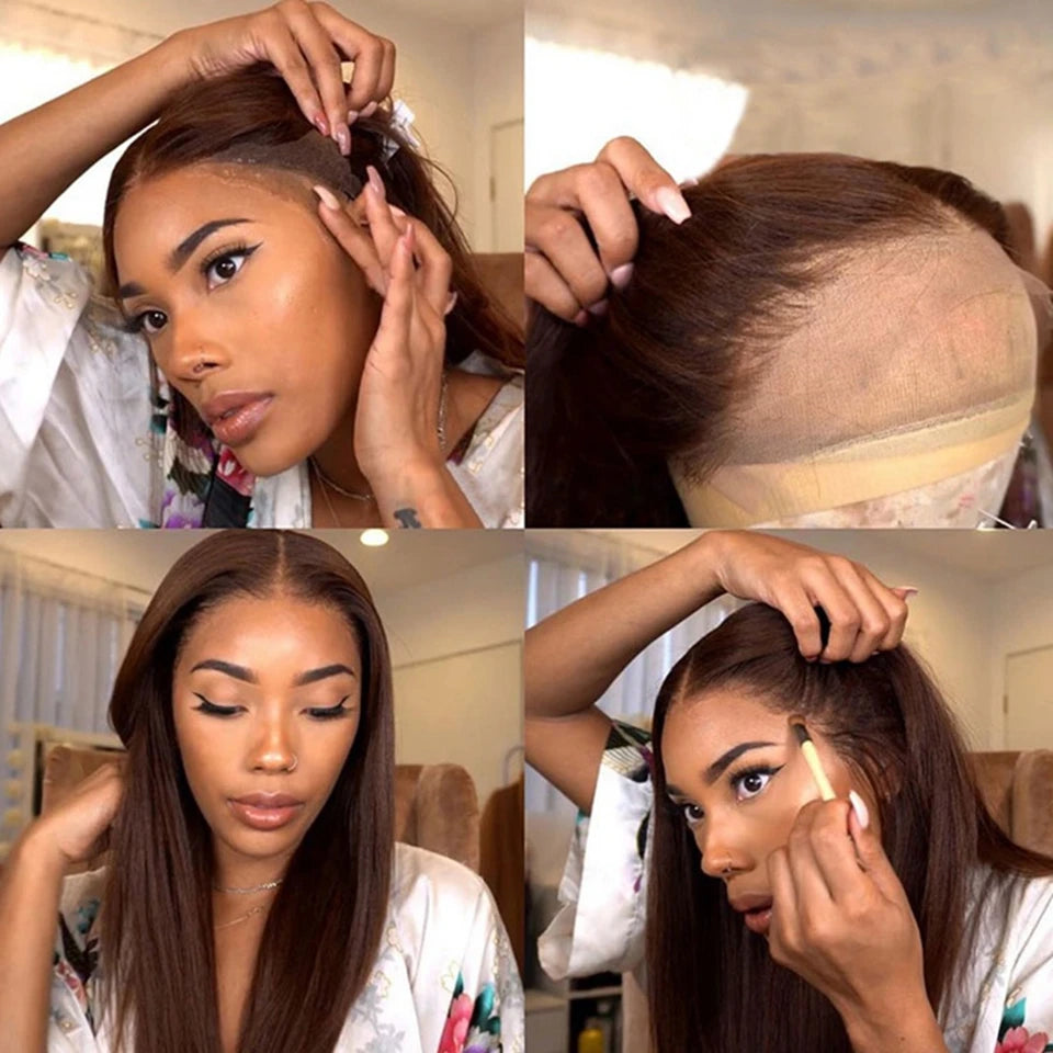 Angel Chocolate Brown Straight Wig