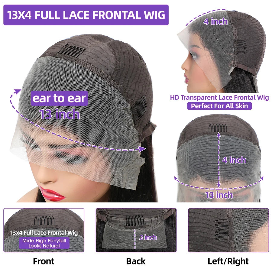 Sleek Chic™ Straight Bob Wig – HD Lace Front