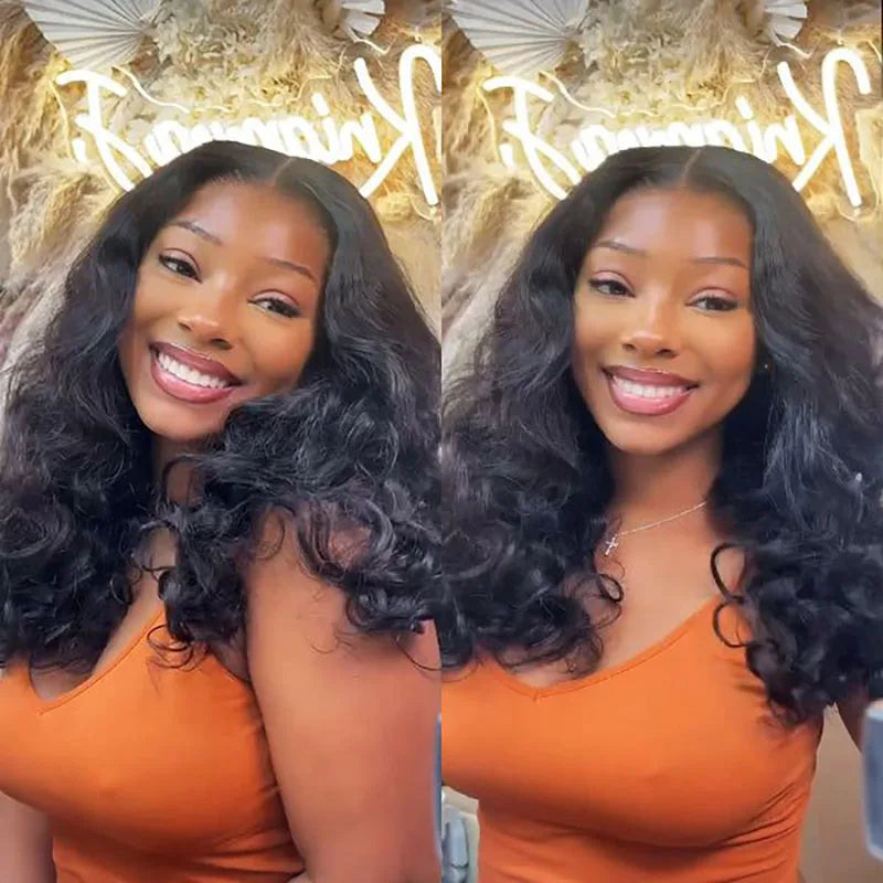 Body Wave Wig Wear And Go Wig Glueless 6x4 Lace Front Wig Pre Cut