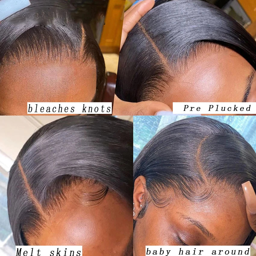 Sleek Chic™ Straight Bob Wig – HD Lace Front