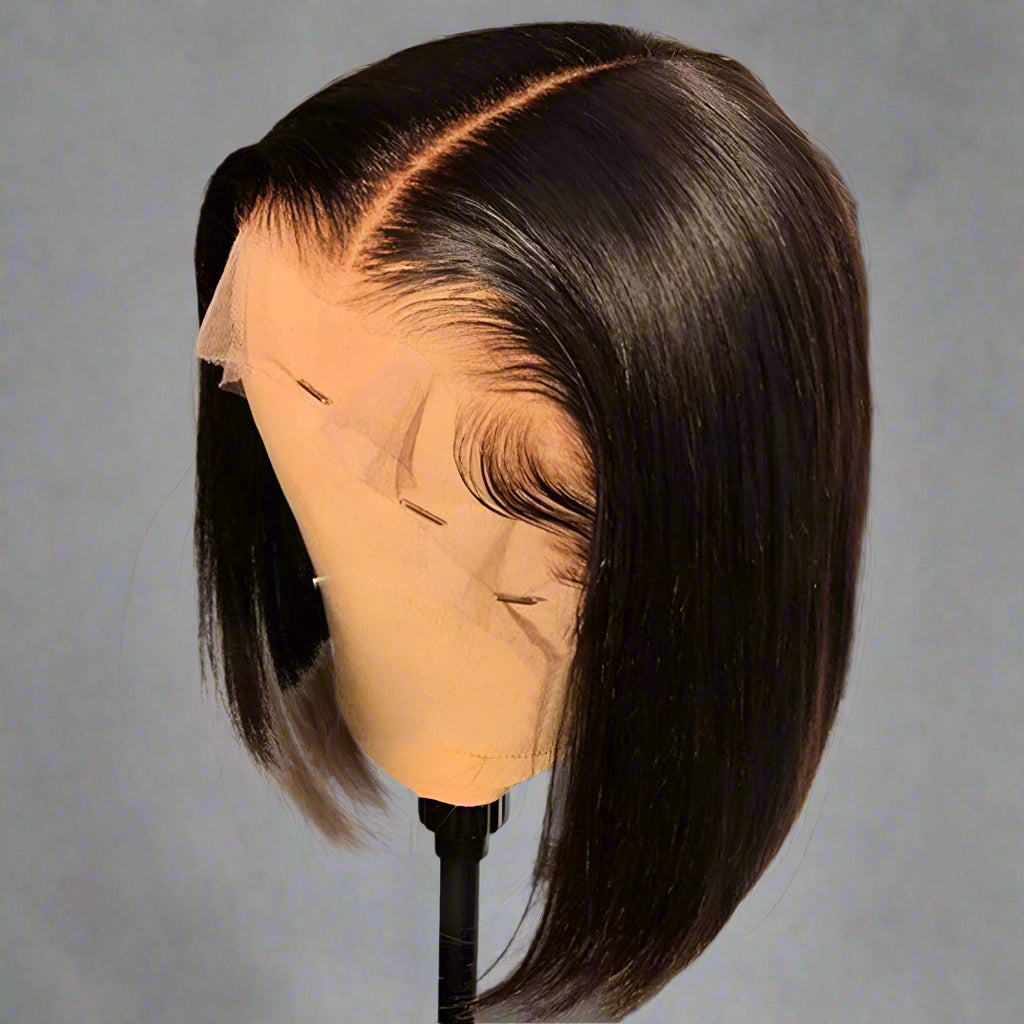 Sleek Chic™ Straight Bob Wig – HD Lace Front