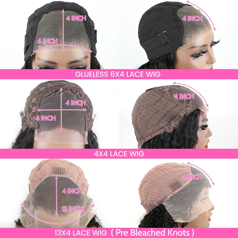 Indian Kinky Curly Short Bob Ready To Go Glueless Wig  7x5