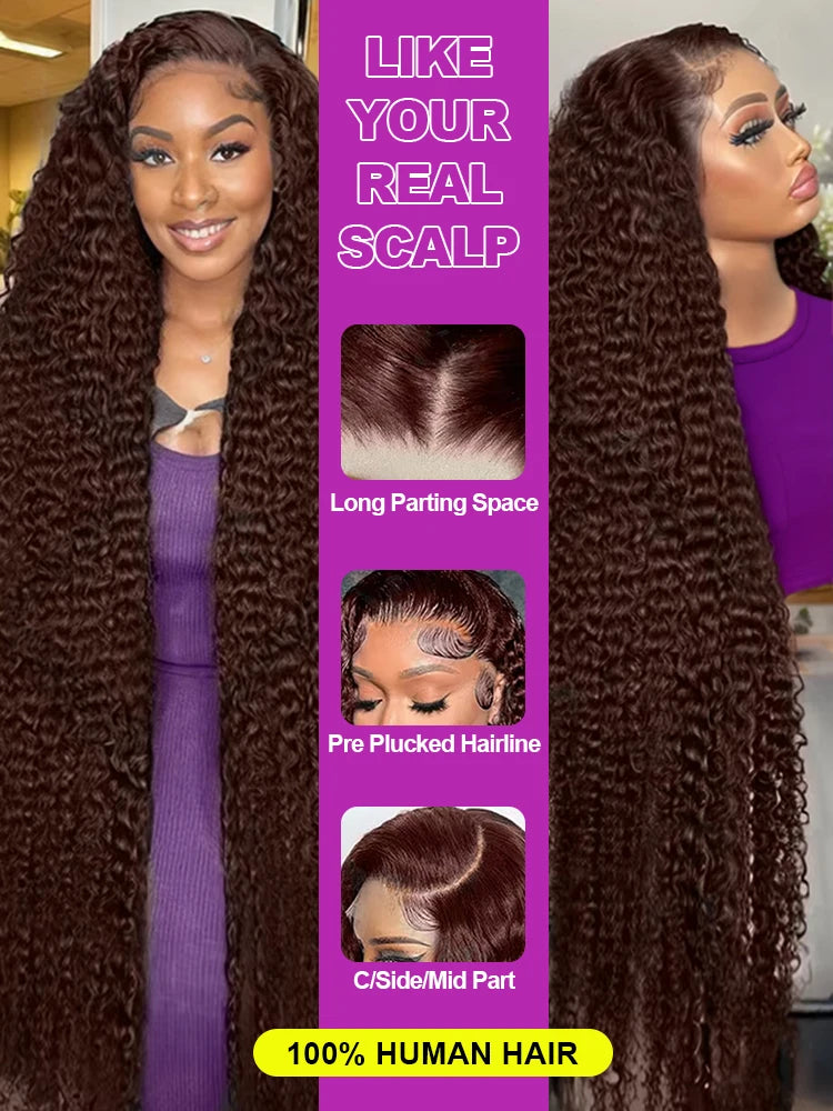 Chocolate Brown Deep Wave