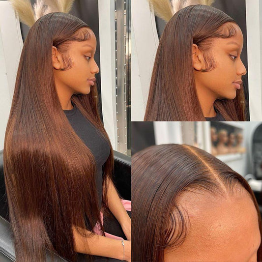 Angel Chocolate Brown Straight Wig